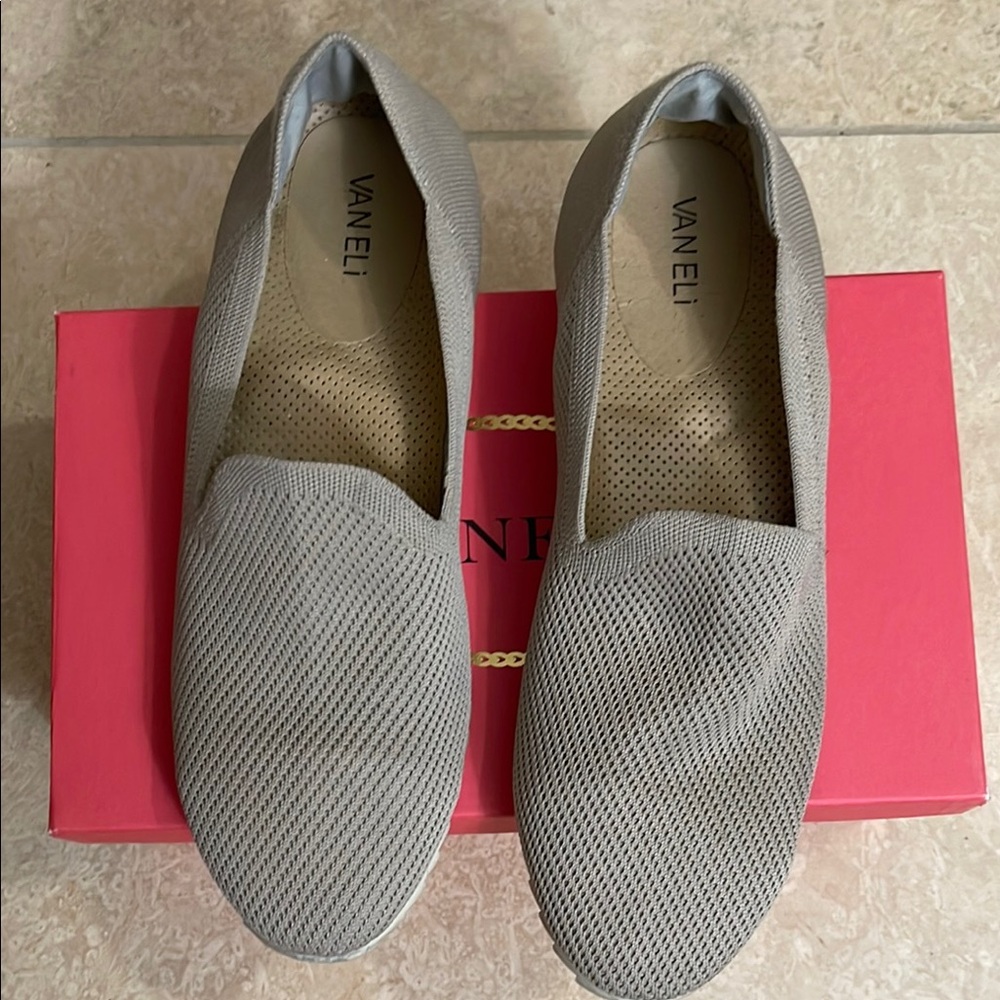 Van Eli Taupe Slip-On Comfort Shoes